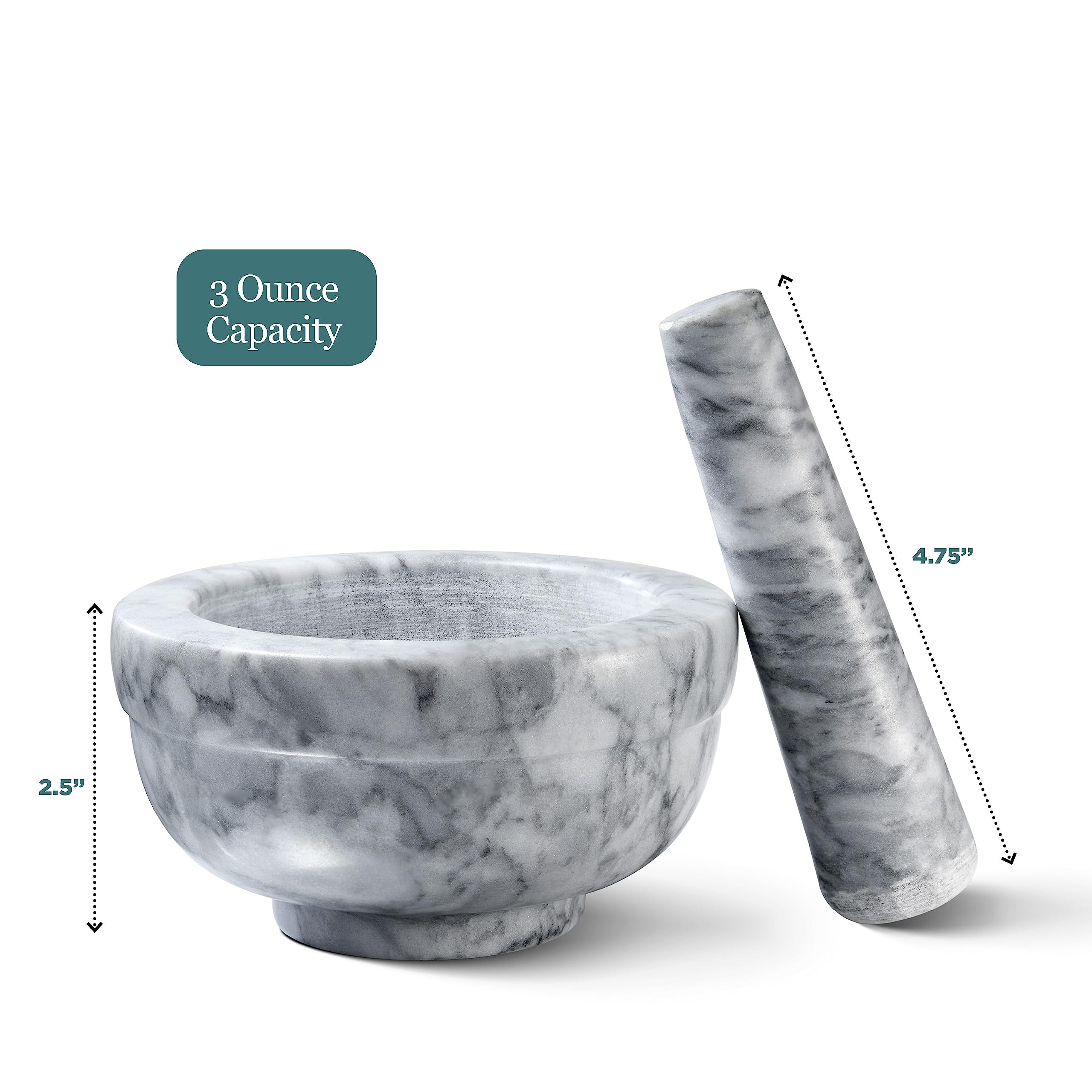 Sagler mortar and pestle set small grinding dish for herbs