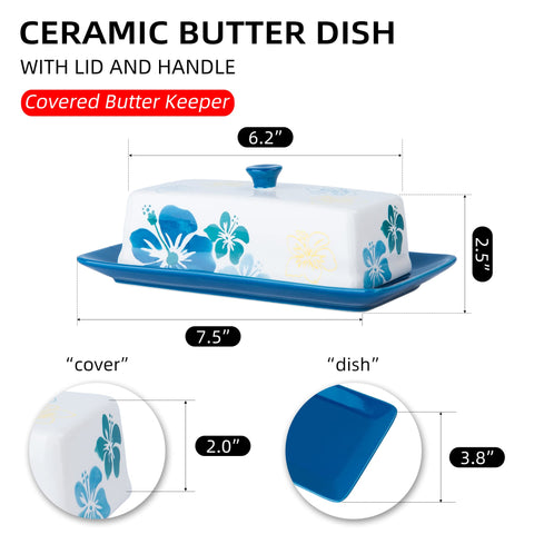Sagoskat porcelain butter dish body highlights clean, durable design for daily use