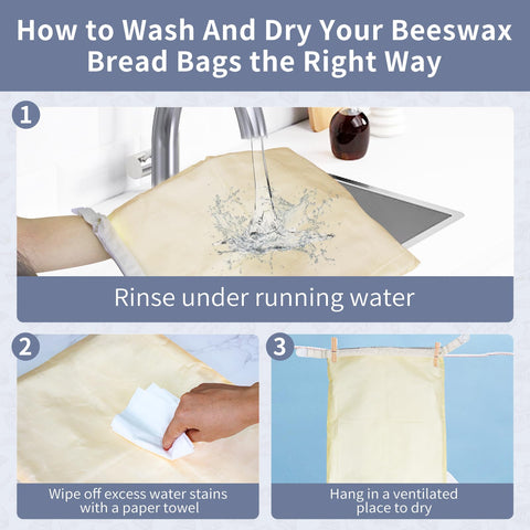 Eco friendly Saicefe cotton beeswax bags reduce waste