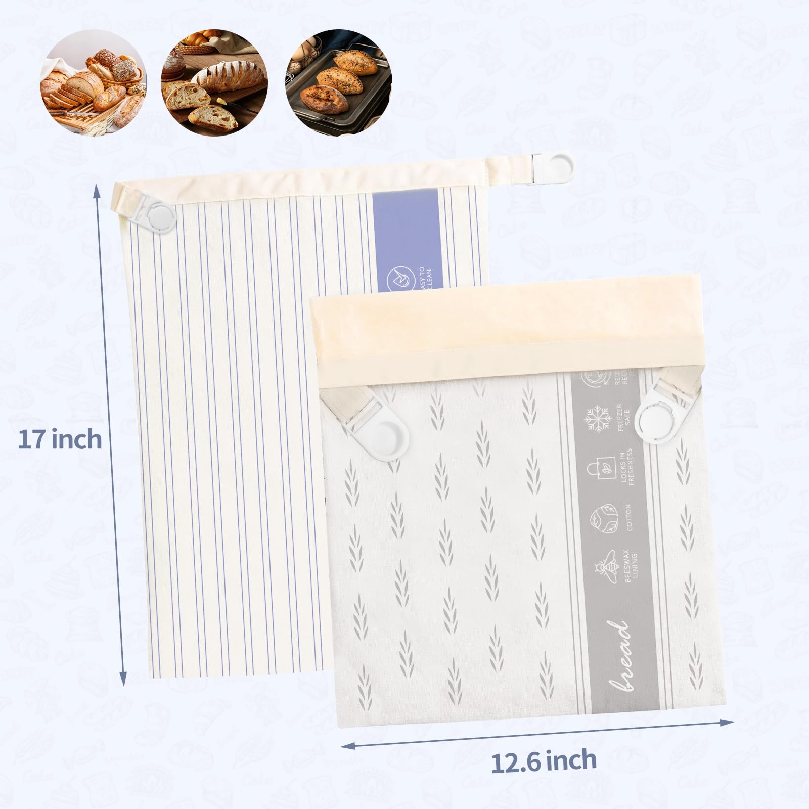 Fridge or freezer safe Saicefe bags preserve texture and prevent freezer burn