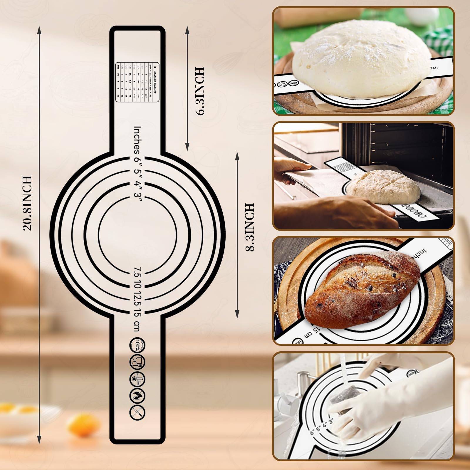 Saicefe bread lame with blades for precise scoring.
