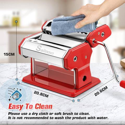 Sailnovo detachable parts simplify cleaning after making fresh noodles.