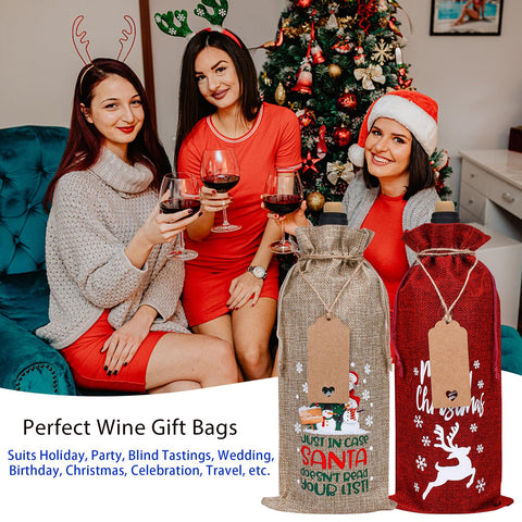 Sailup burlap bags suit Christmas, weddings, parties, and home storage.