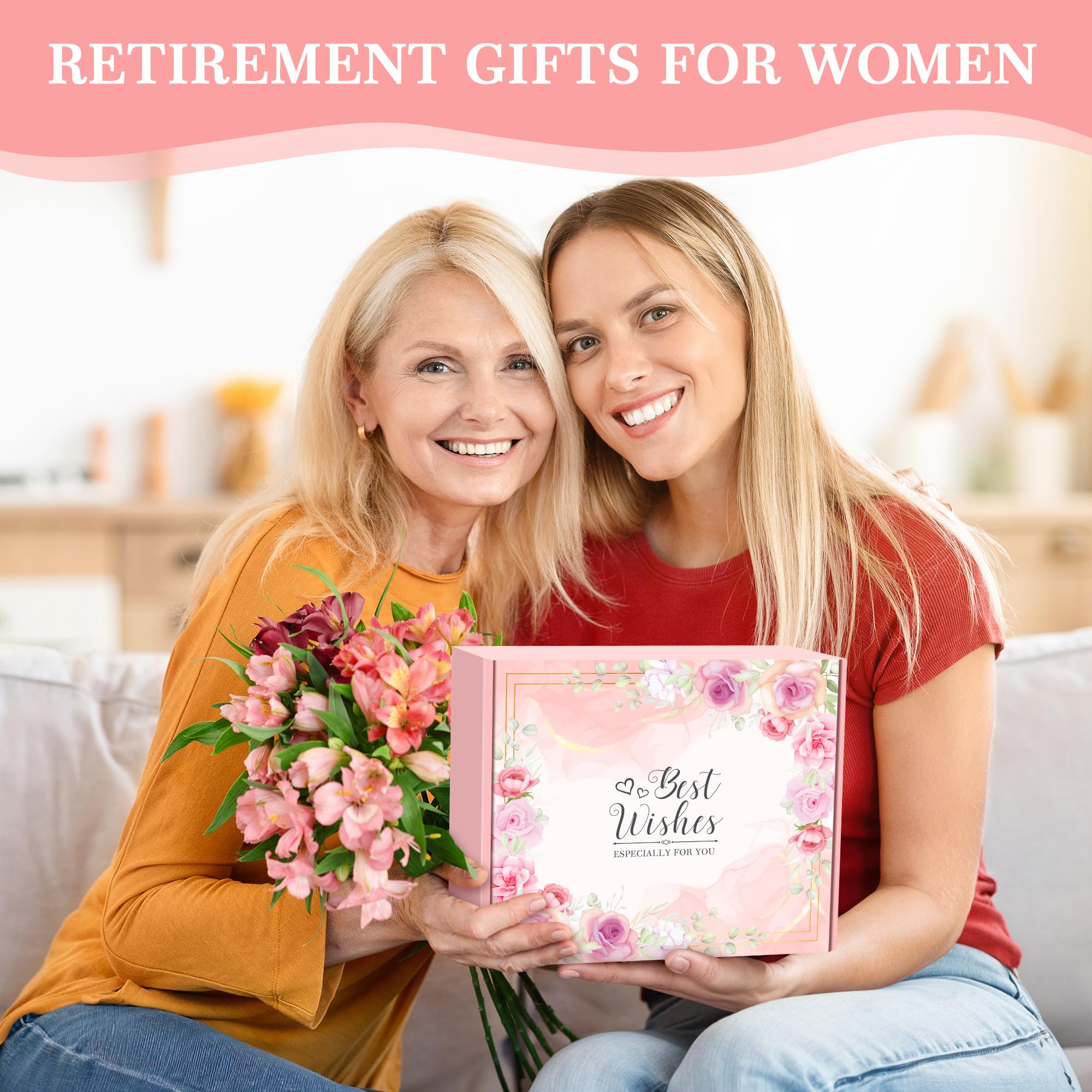 Saineron retirement gift set showing a complete, ready-to-gift collection.