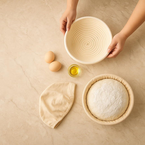 Saint Germain Bakery dusting aids dough shaping and easy transfer.