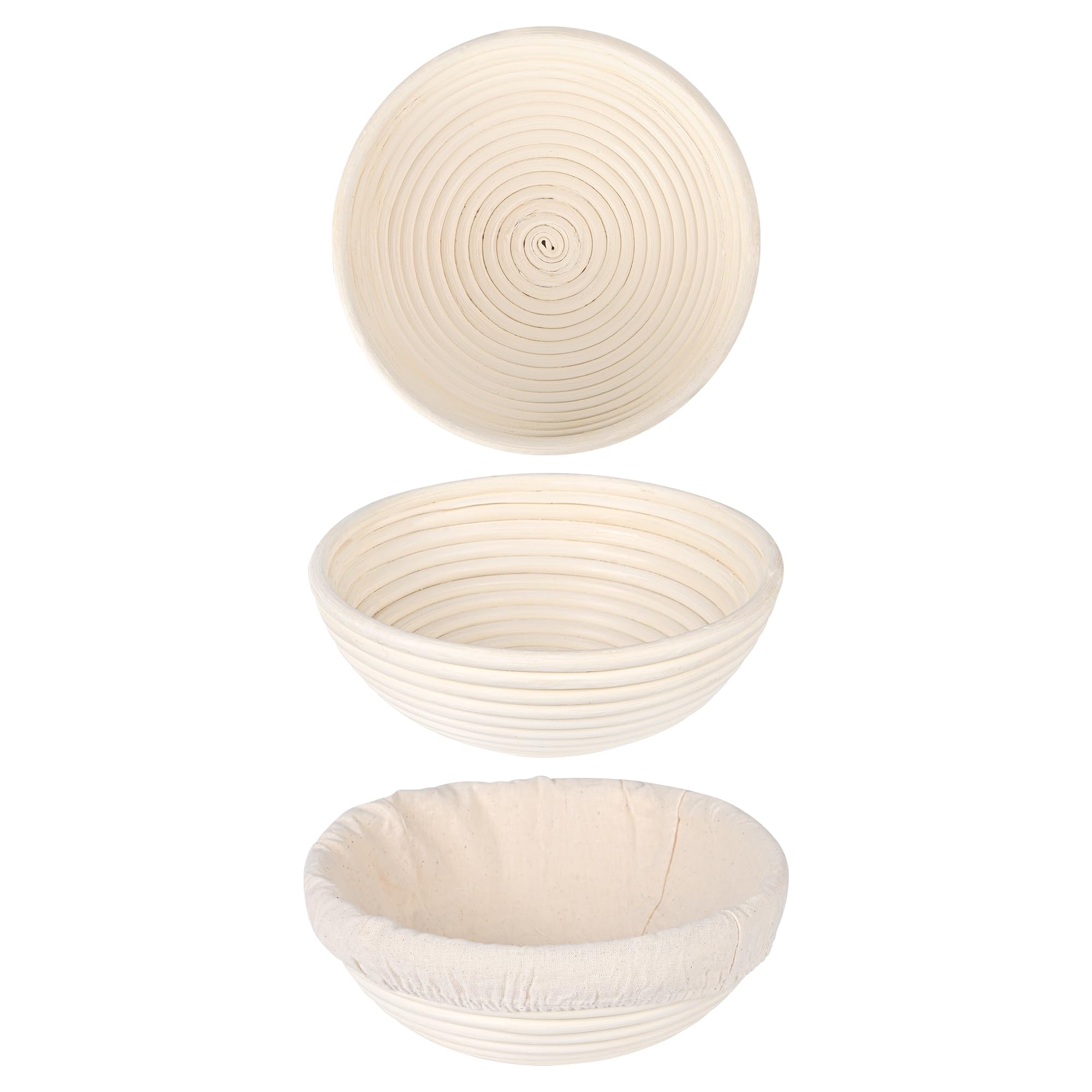 Saint Germain Bakery banneton surface stays smooth for easy release.