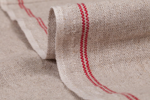 Imported French flax linen from Saint Germain Bakery, premium quality