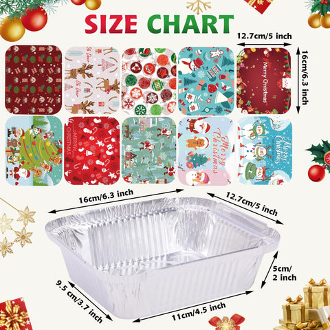 SAITI aluminum foil container with secure lid for fresh, portable treats