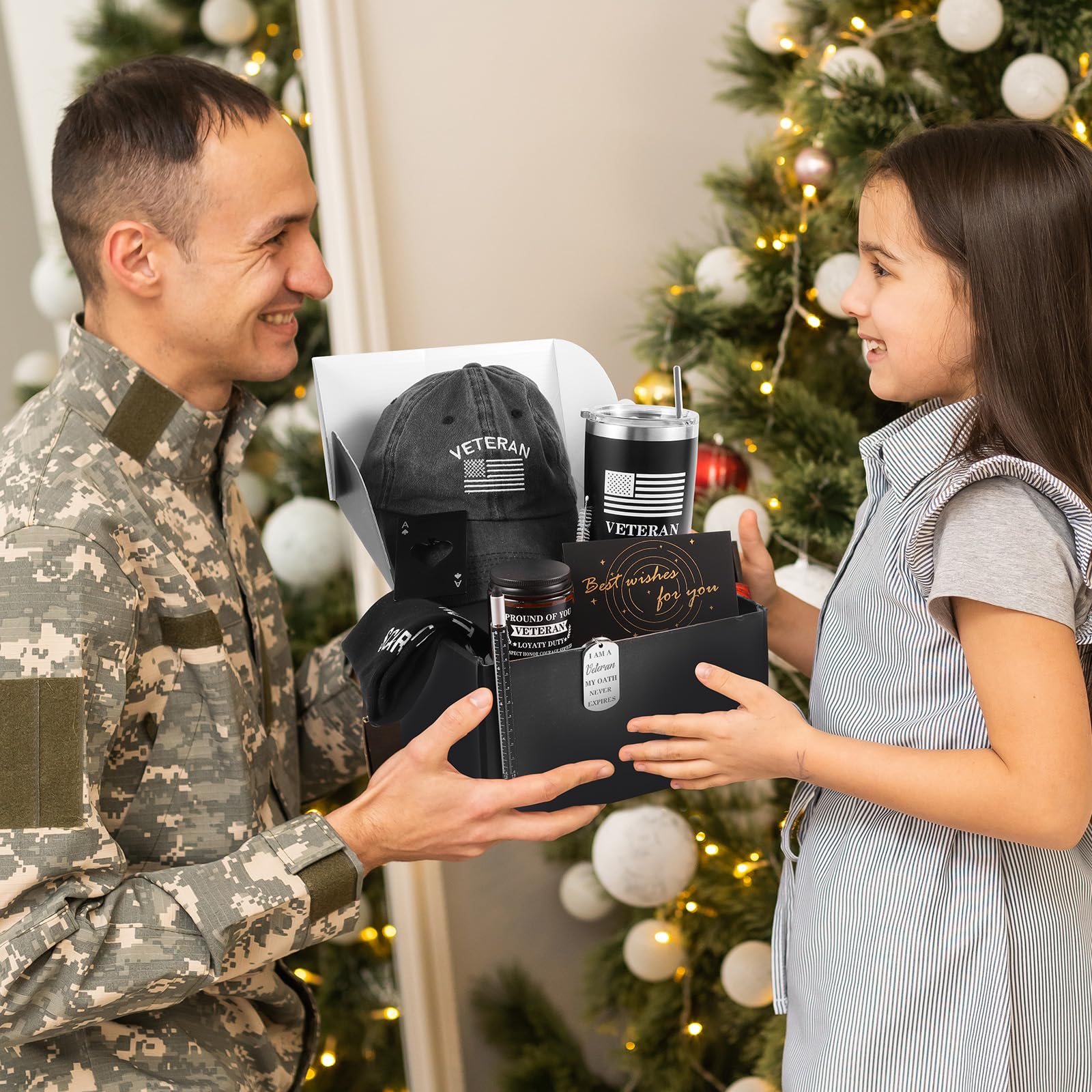 SAIWEILAI ONLINE gift box showcases the complete veterans gift set.