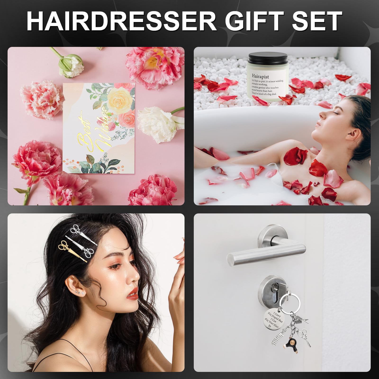 SAIWEILAI ONLINE alloy hair clips sturdy and corrosion-resistant for daily use