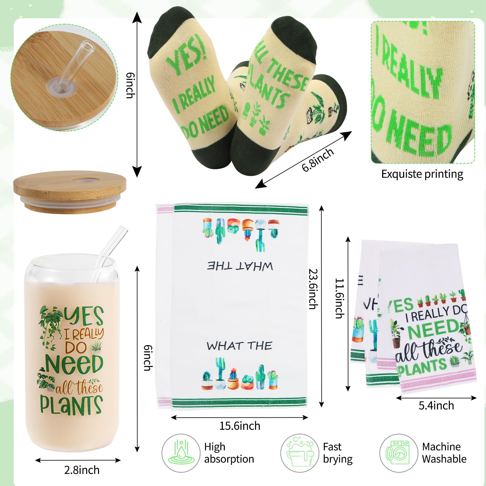SAIWEILAI ONLINE lounge socks featuring plant patterns for cozy home comfort