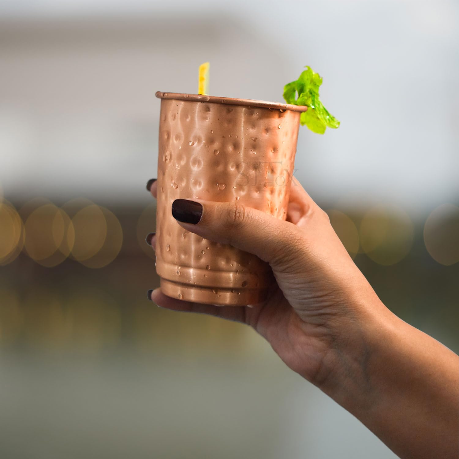 Gift-ready SAJTOX set of copper tumblers for friends and family.