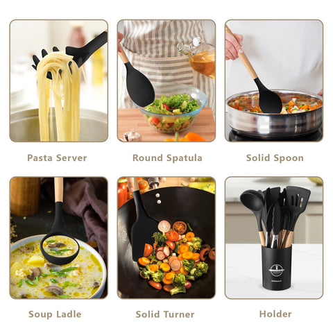 SAKAMOSH pasta server ideal for creamy sauces and al dente pasta.