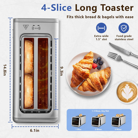 SAKAMOSH timer control makes toasting progress easy to track
