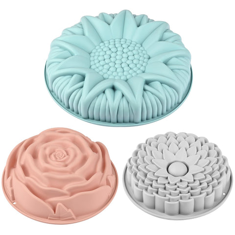 Sakolla rose silicone mold with intricate petal detail for easy release and pretty desserts.