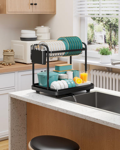 Sakugi rack capacity stores bowls, dishes, and glasses efficiently
