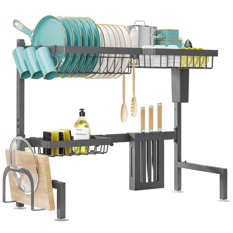 Sakugi rack includes knife holder for safe, convenient drying