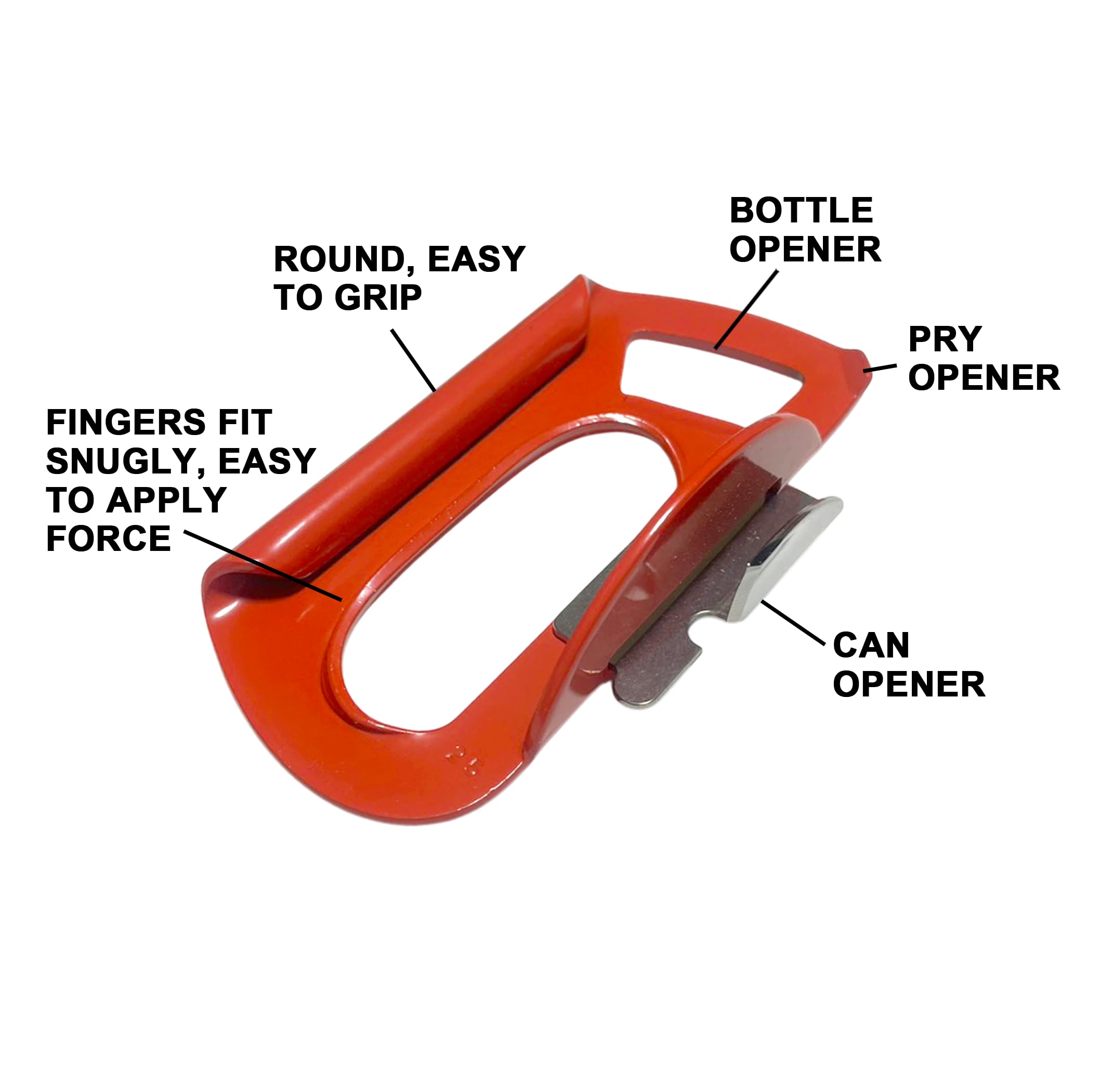 Sakura Harmony dual-function can and bottle opener simplifies meals and camping prep.
