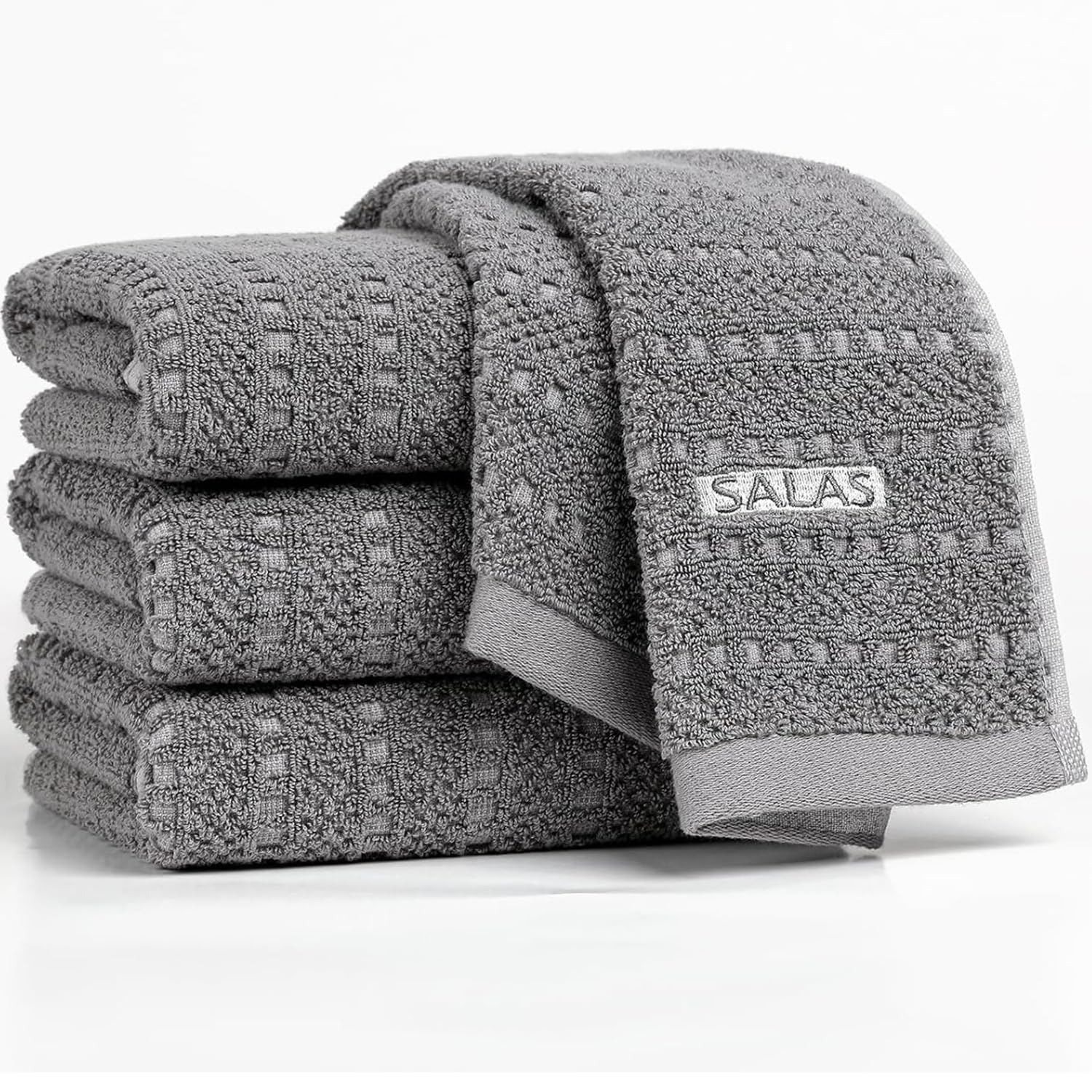 SALAS kitchen towels for drying dishes with high absorbency and soft touch.