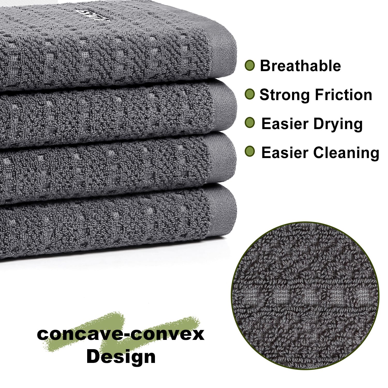 SALAS towels suitable for quick spill cleanup and dish drying.