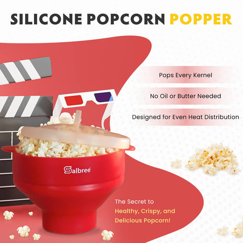 Salbree collapsible bowl open shows compact storage and easy access.