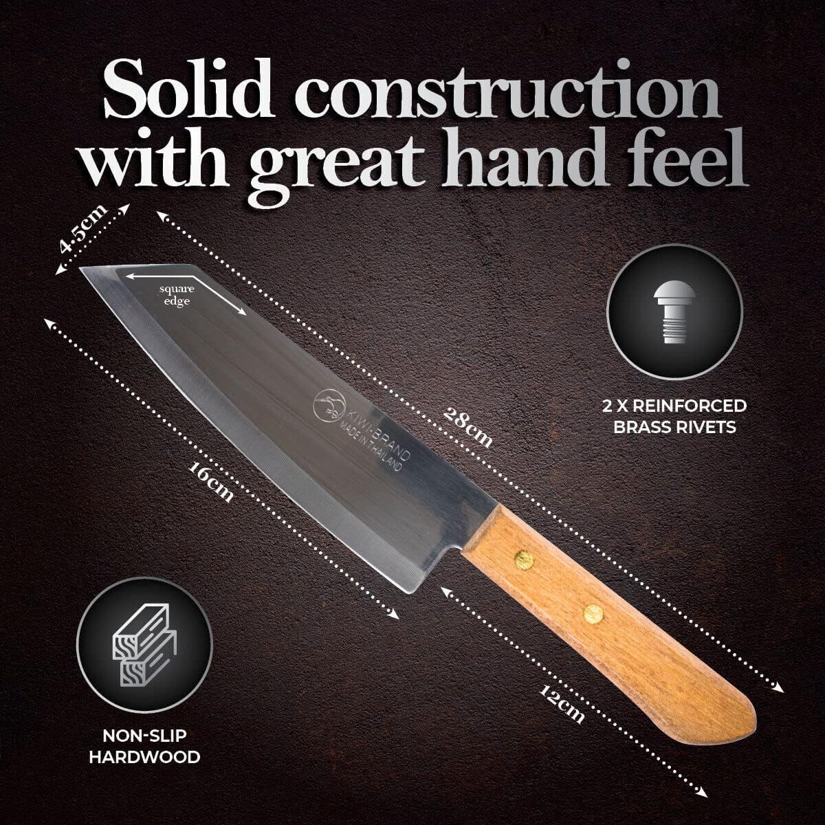 SALINRAAT Deba-style knife set showcases versatility for chopping and dicing