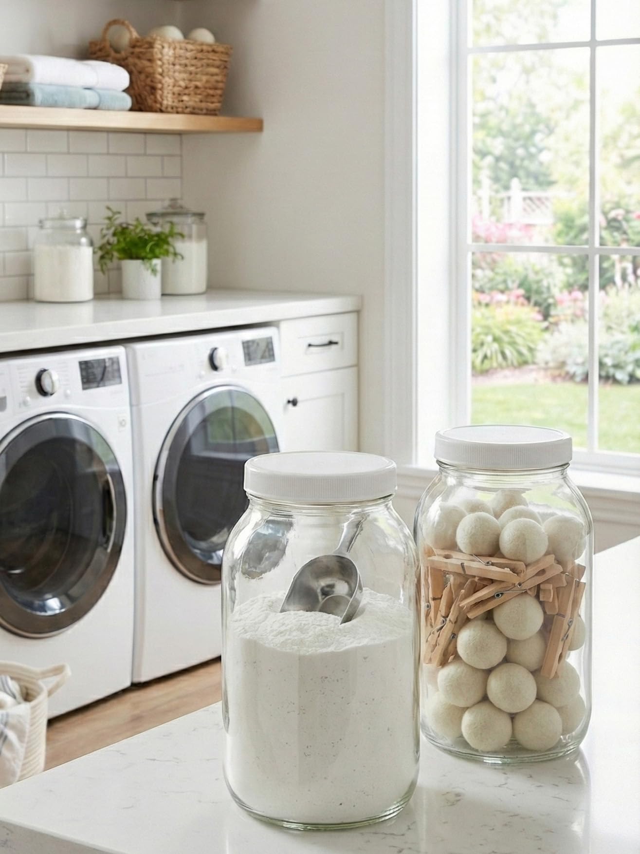 Sally's Organics chalk labels included for easy organization.