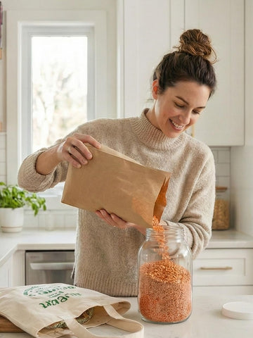 Sally's Organics USA-made glass jar, food-grade and flavor-safe.