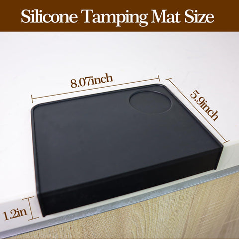 Salomayes Espresso Tamping Mat easy cleaning and dishwasher safe