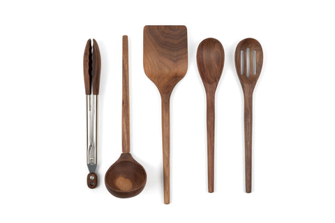 Salt & York 12-inch spoon: versatile stirring and serving with smooth wood.