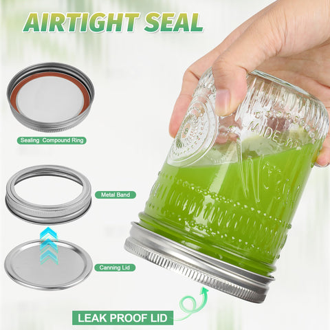 Saluioa freezer-ready jar preserves soups and sauces for meal prep.