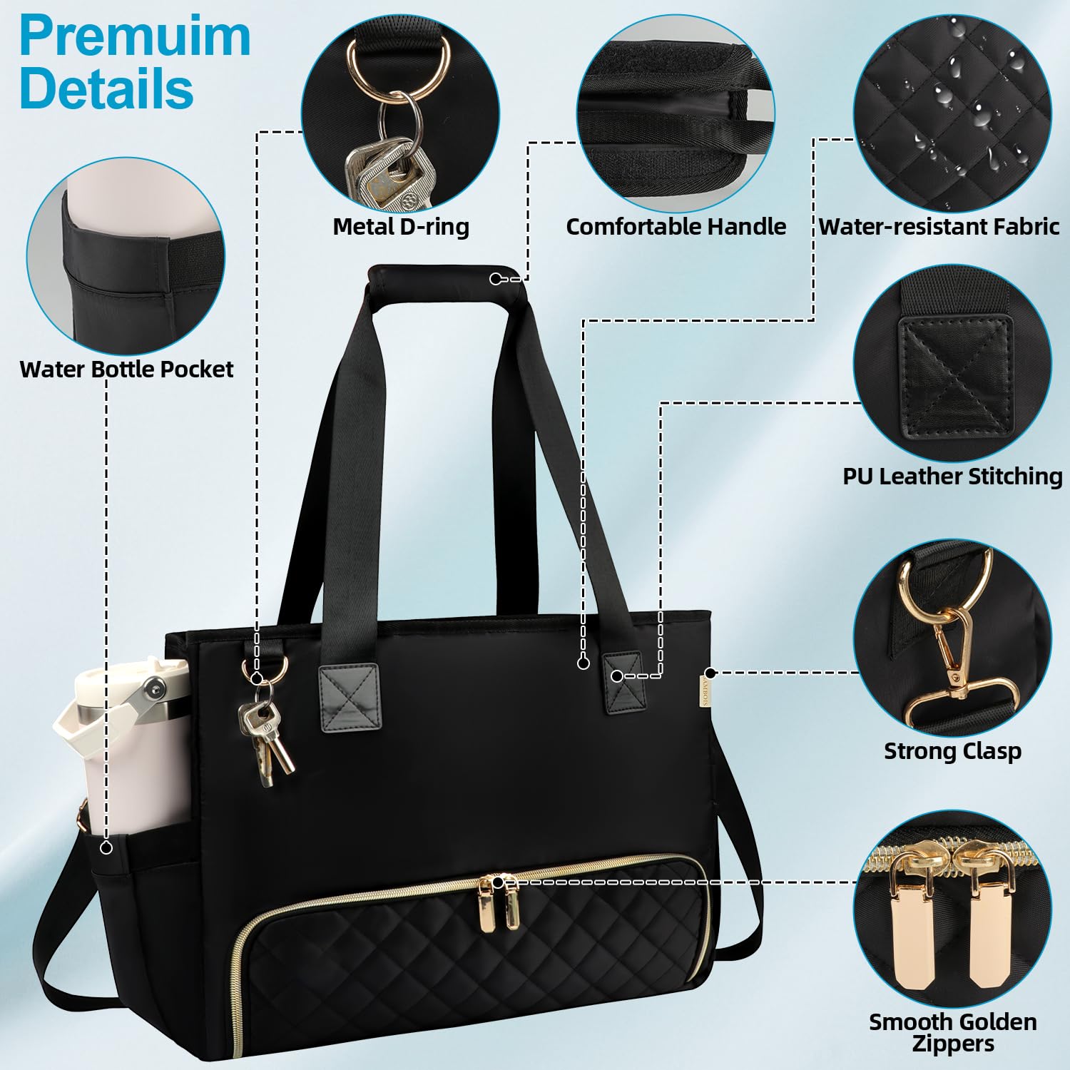 Sambois trolley sleeve makes airport and hotel transfers easier.