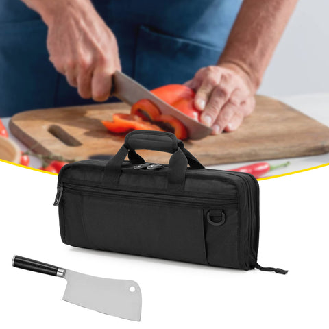 samdew knife bag padded handles provide comfortable carrying and transport.