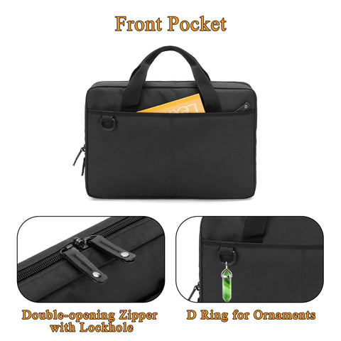 samdew D-ring provides space for keys or business cards on the bag.