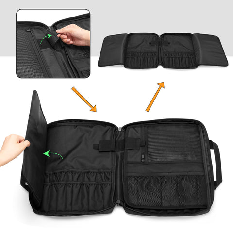 samdew knife bag with lockhole slider for added security during travel.