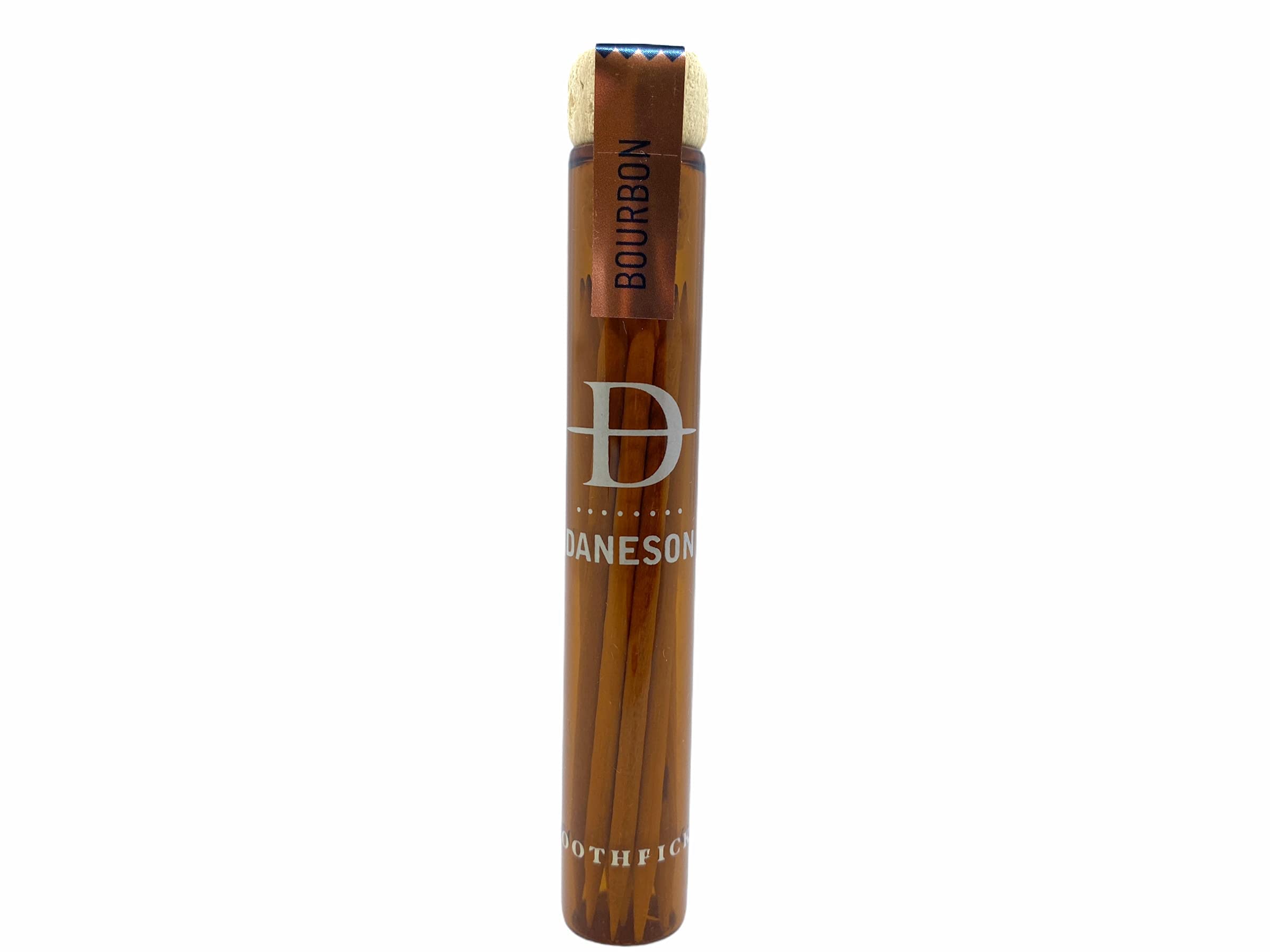 Sameriver Daneson bourbon toothpicks bottle display highlighting barrel-aged aroma.