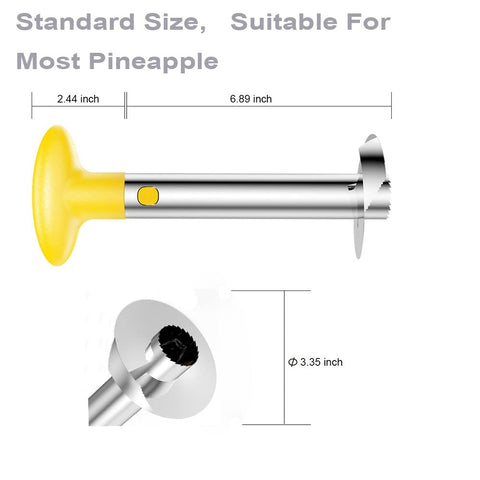 SameTech Easy Kitchen Tool pineapple-rings for uniform slices.