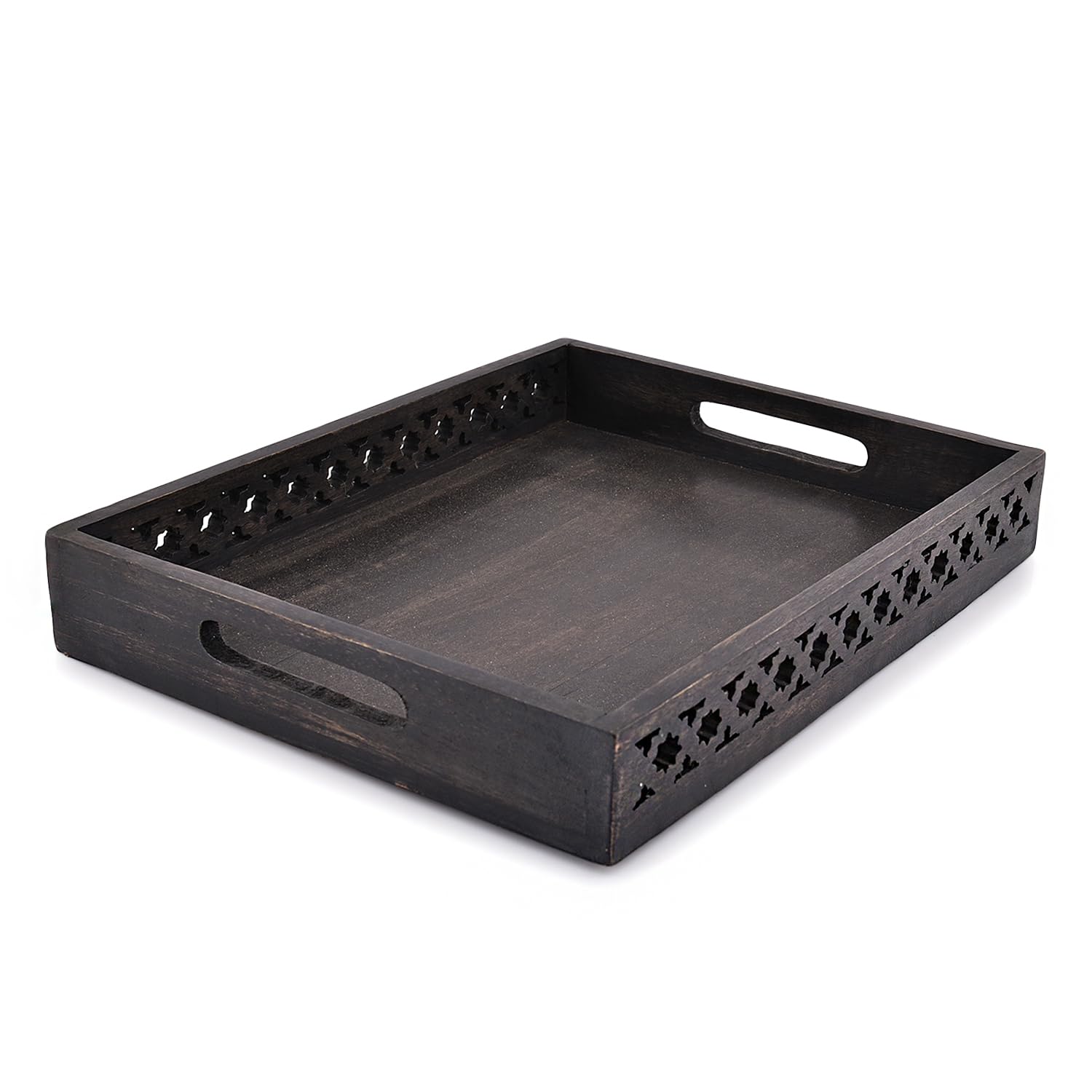 Samhita tray shows built-in handles for easy transport.