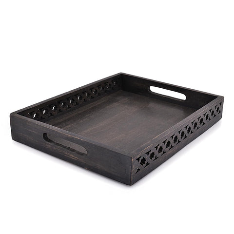 Samhita tray shows built-in handles for easy transport.