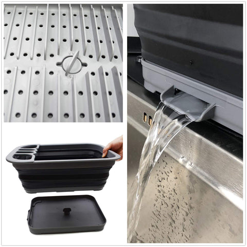 Sammart BPA-free dish drainer dishwasher safe for easy cleaning