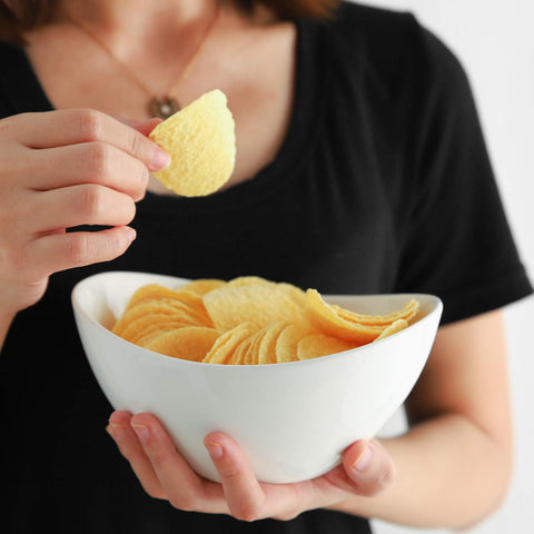 Samsle white oval bowls coordinate with any decor for versatile serving.