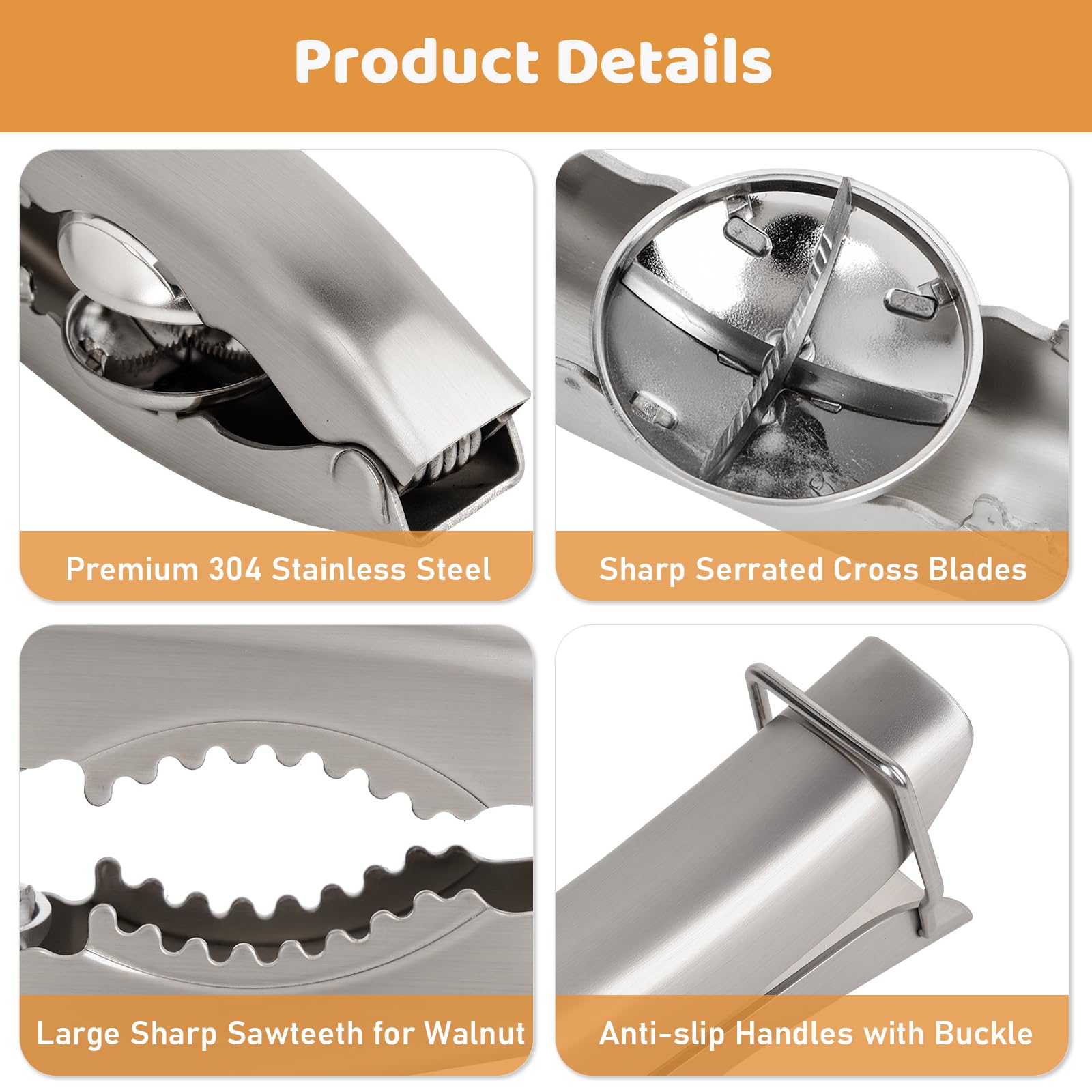 Sanchamy ergonomic lever provides comfortable grip for repeated cracking