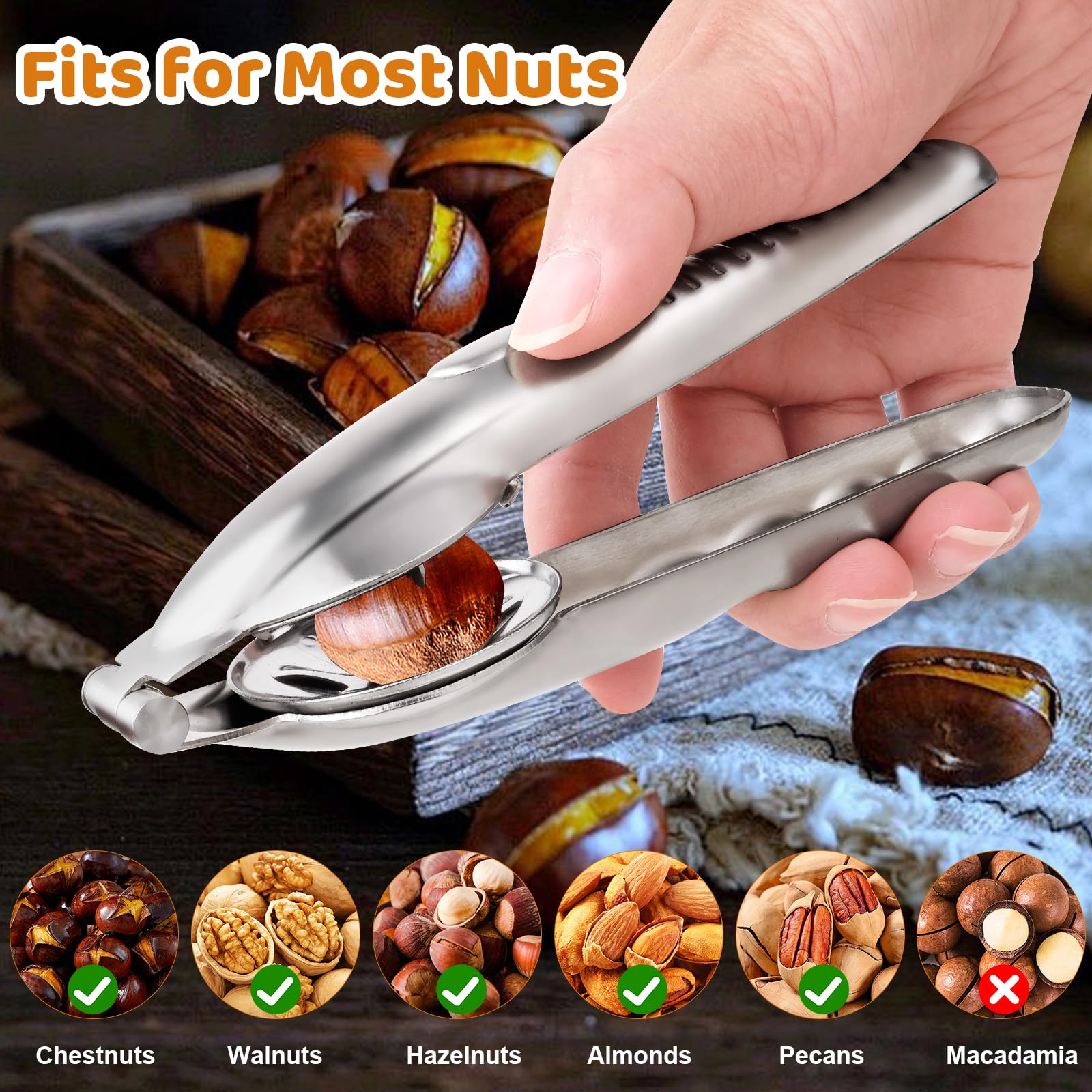 Sanchamy kitchen use tool suitable for cracking walnuts and almonds