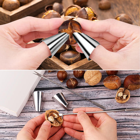 Sanchamy multi-nut cracking capabilities handle chestnuts, walnuts, and pecans