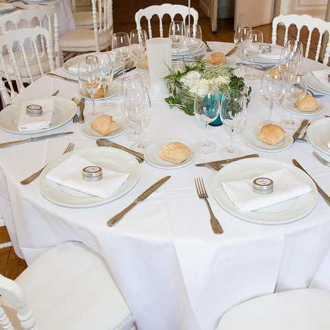 Sancua tablecloth remains machine washable for easy post-event cleanup.