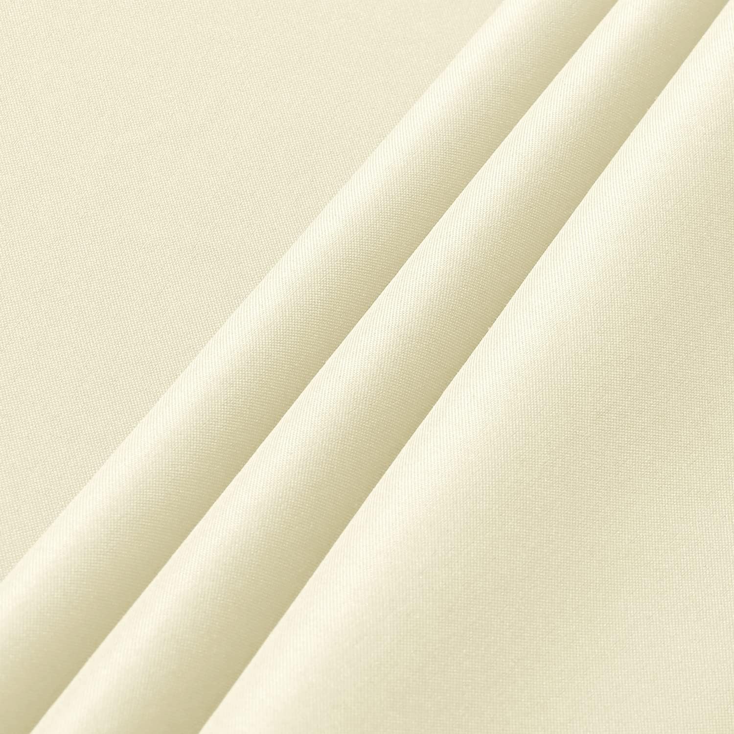 Machine-washable Sancua beige tablecloth with easy care tips