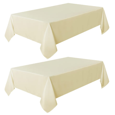 Sancua beige tablecloth machine washable design simplifies maintenance