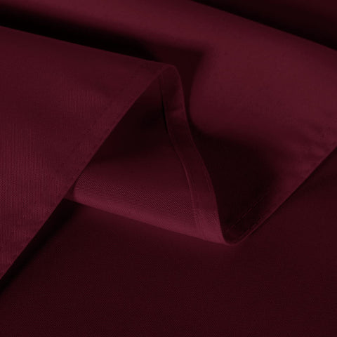 Sancua burgundy tablecloth two-pack ready for versatile events.