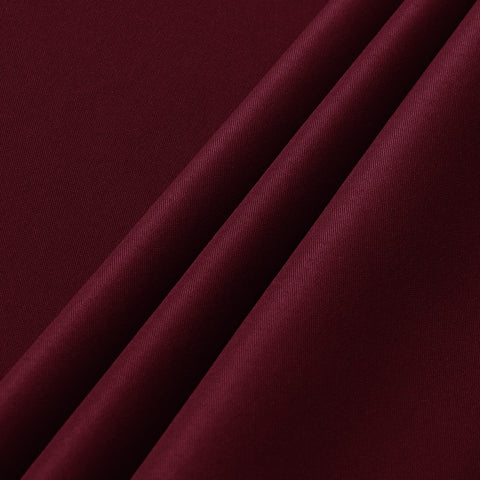 Sancua burgundy tablecloth on an outdoor picnic setup for casual dining.