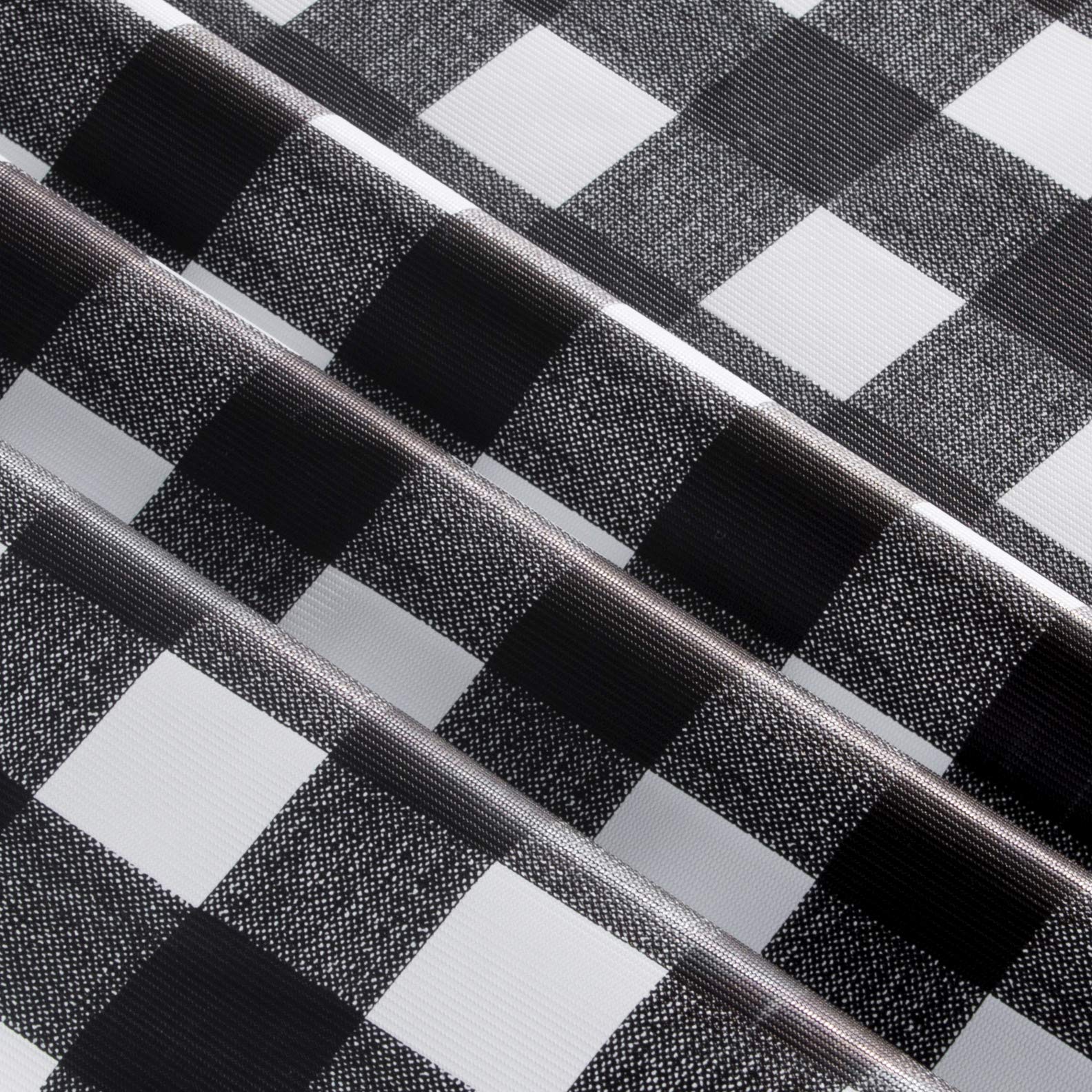 Sancua checkered PVC tablecloth, ideal for quick party cleanup.